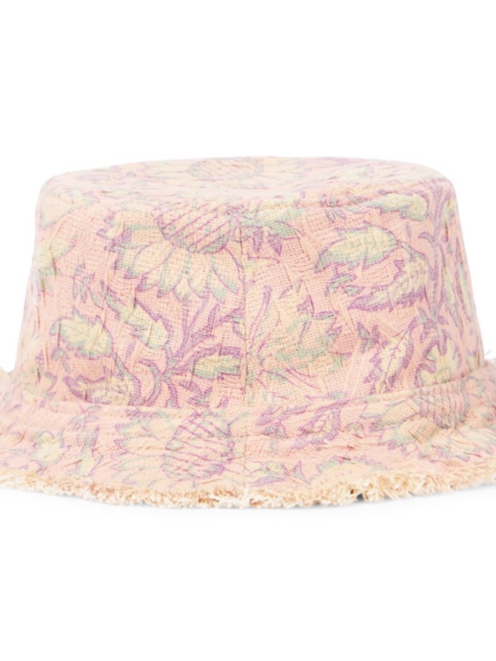 Pastel Pink Floral Kids Bucket Hat